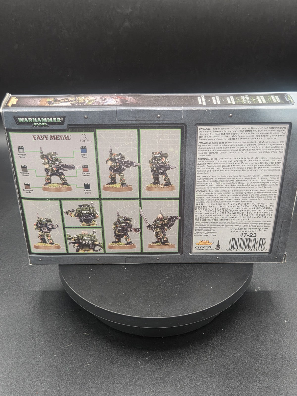 Warhammer 40K Cadian Kasrkin NiB VINTAGE Metal - Rare OOP - Stormtroopers1