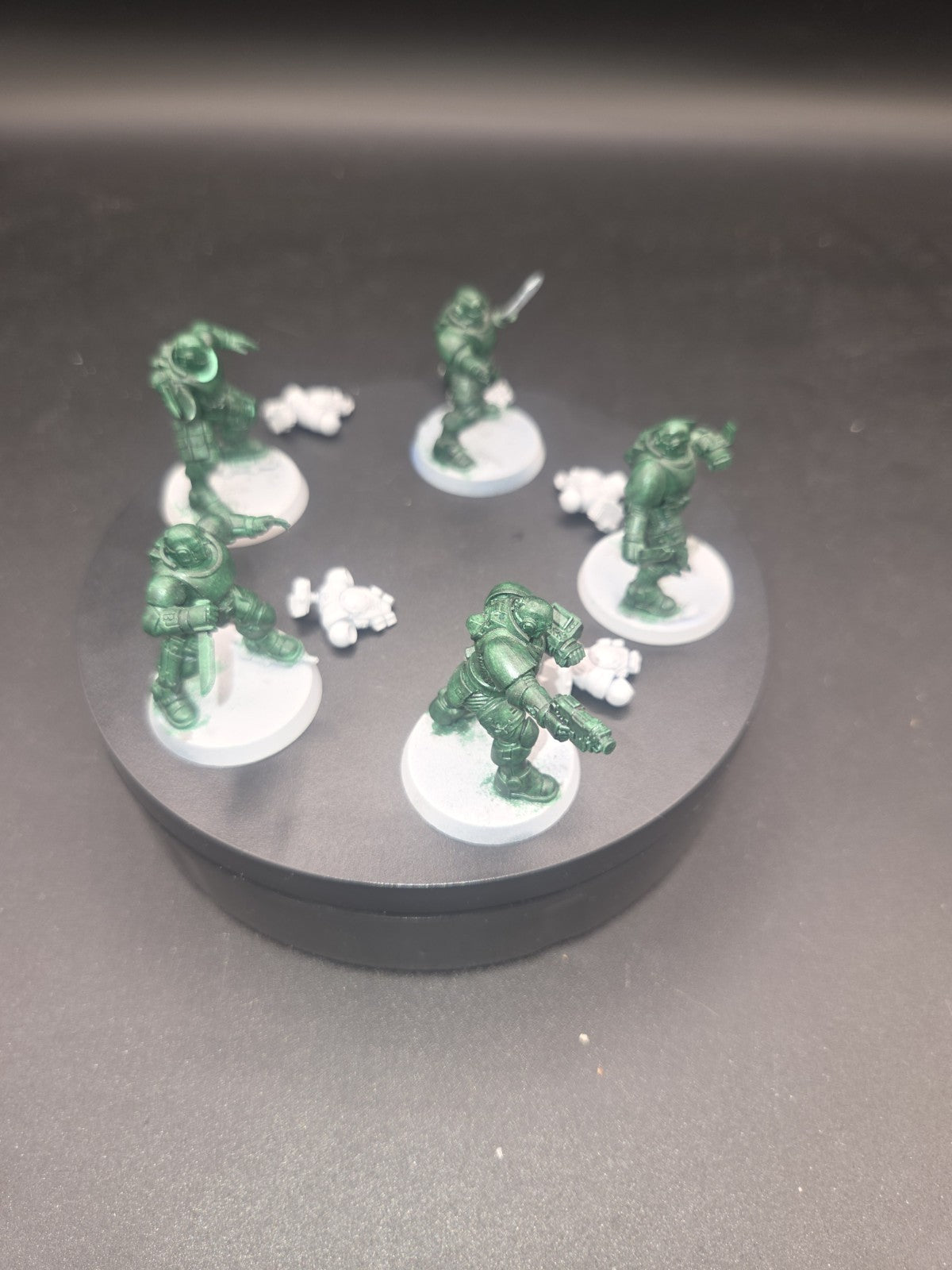 5x Scouts Space marine primaris with incursor backpacks3