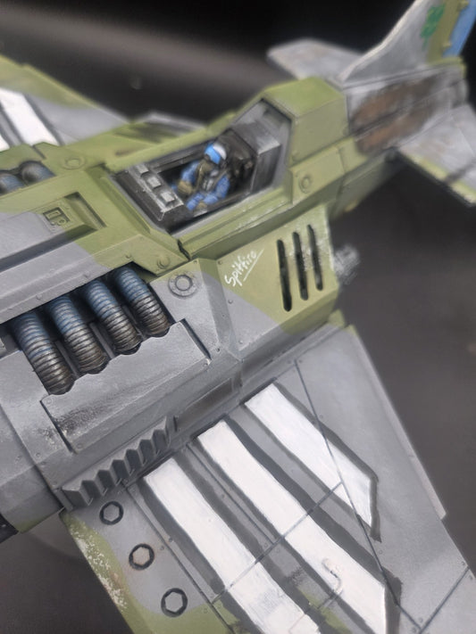 Thunderbolt Heavy Fighter - Imperial Navy Forgeworld 40K Decent Paint NO CANOPY1