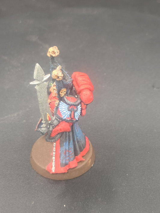 Warhammer 40K Metal Blood Angels Chief Librarian Mephiston Painted Metal OOP1
