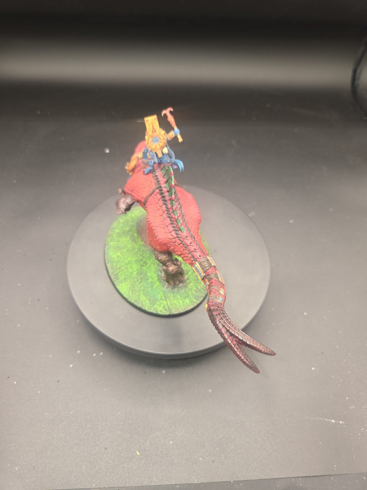 Warhammer Age of Sigmar Seraphon Troglodon well painted & based3