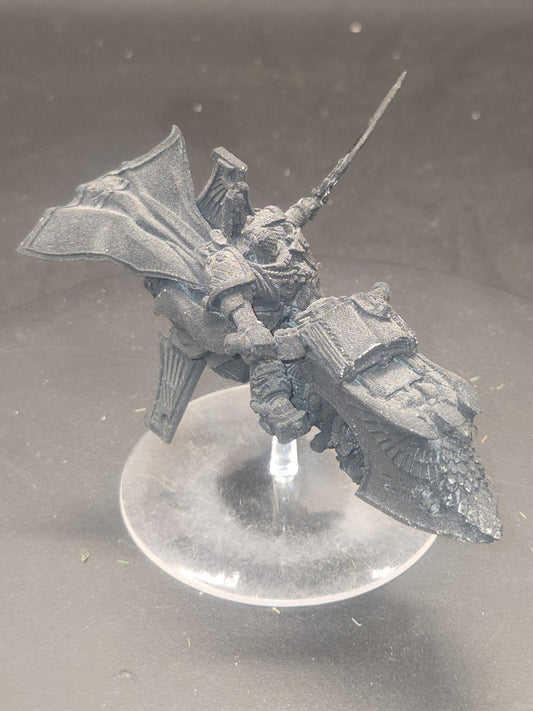 Warhammer 40k Dark Angels Sammael Corvex Finecast Resin Primed stand included 1