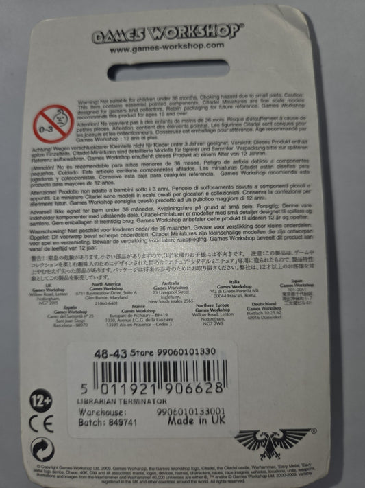 NIB Warhammer 40k Metal Librarian Terminator 48-43 OOP 20041