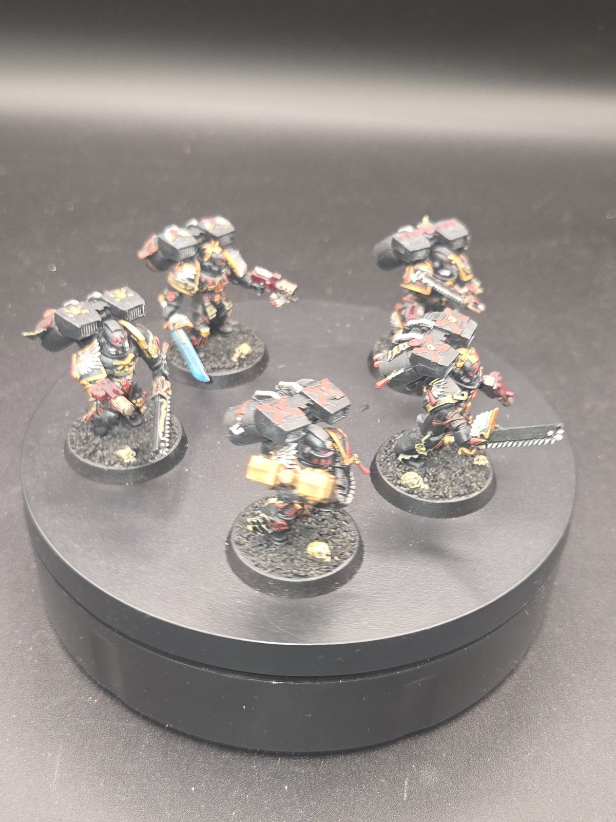 BLOOD ANGELS 5 Death Company With Jump Pack Well PAINTED Warhammer 40K3