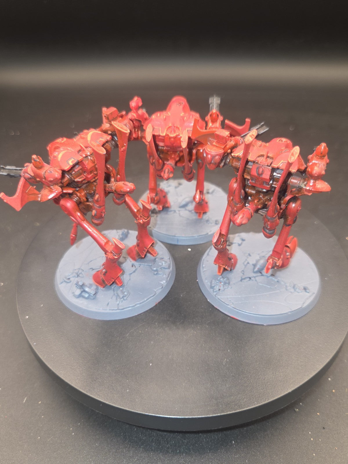 Warhammer 40K Aeldari War Walker x3 Tabletop ready well painted Eldar3
