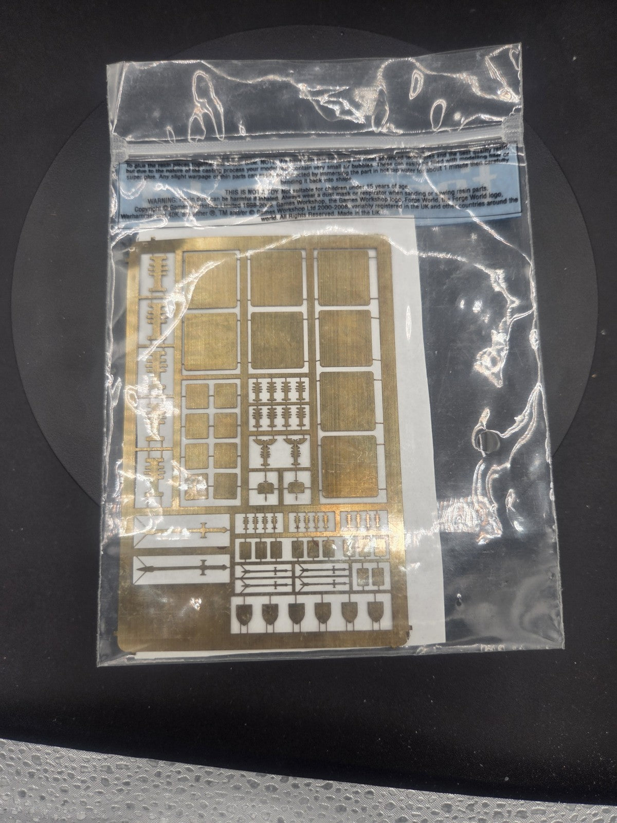 Forgeworld Grey Knights inquisition brass etchings NiB2