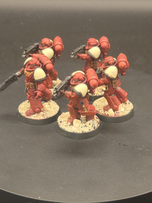 Blood Angels | Assault Intercessors 5 Tabletop Ready painted & based1