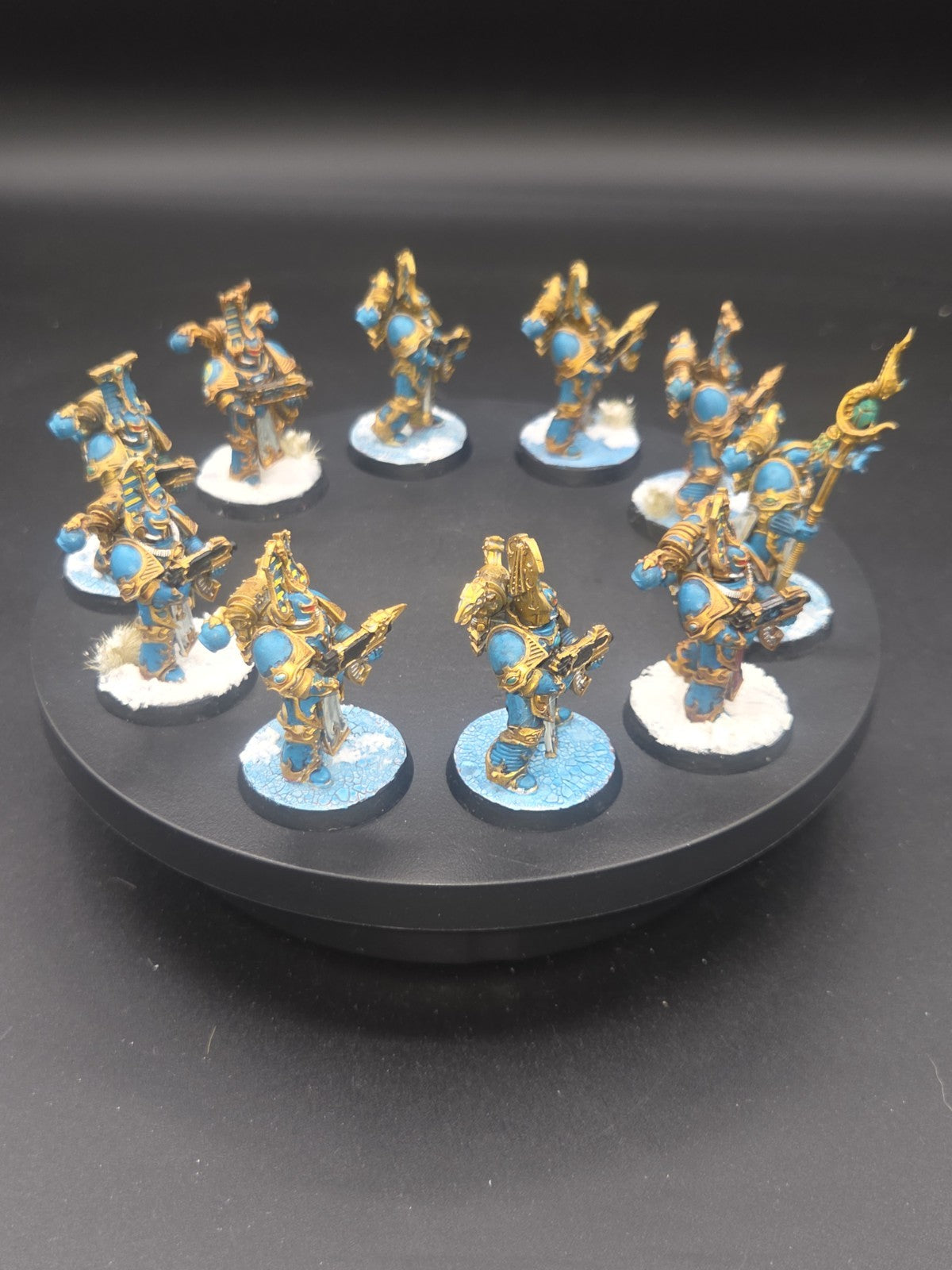 Thousand Sons 10x Rubric Marines - Well Painted & based 4
