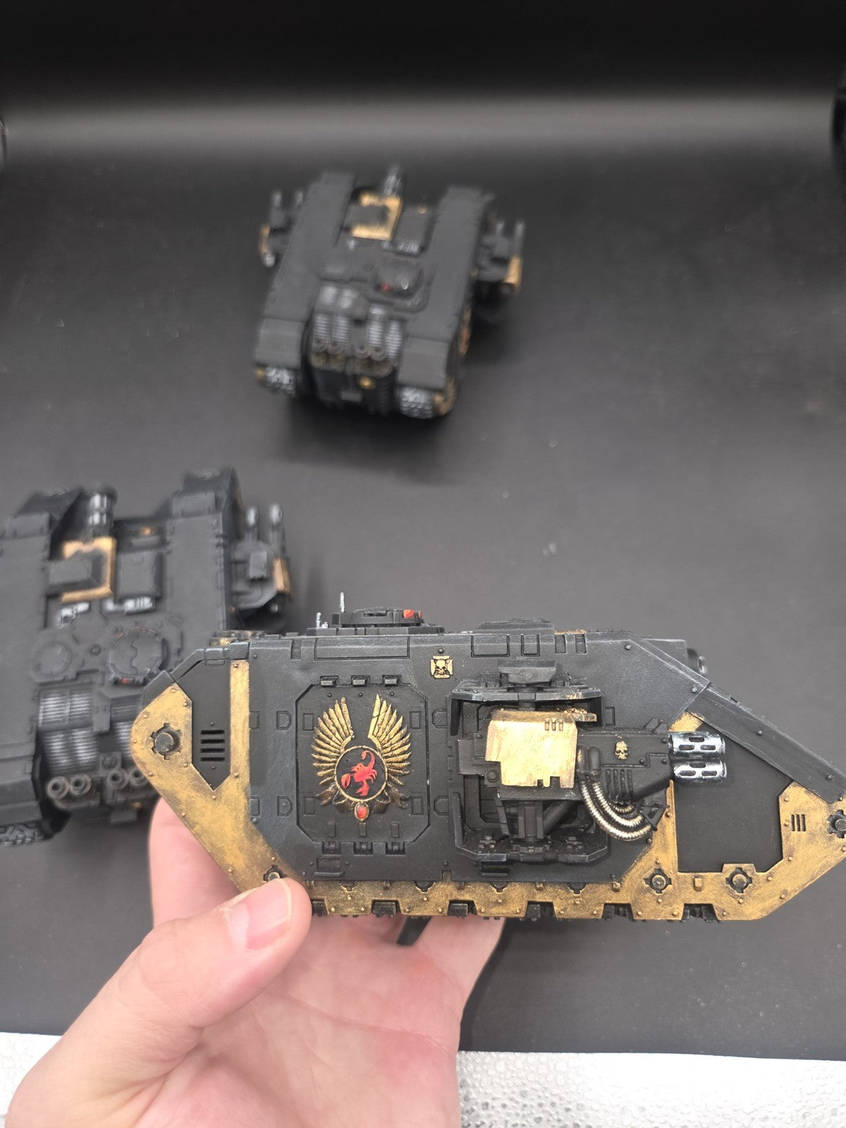 Warhammer 40.000 40k Forgeworld Space Marine Land Raider Achilles Red Scorpions 6