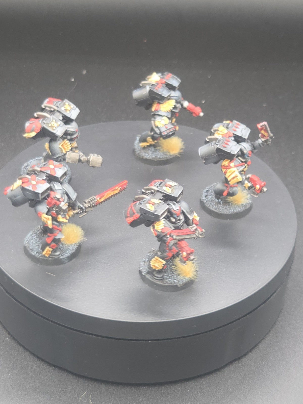 BLOOD ANGELS 5 Death Company With Jump Pack #16 Well PAINTED Warhammer 40K3