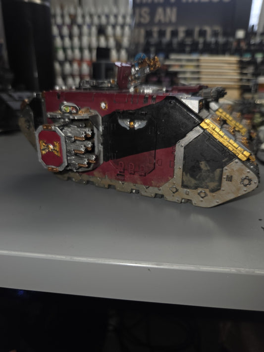 Warhammer 40K Well Painted x1 Metal Land Raider Crusader Grey Knights 1