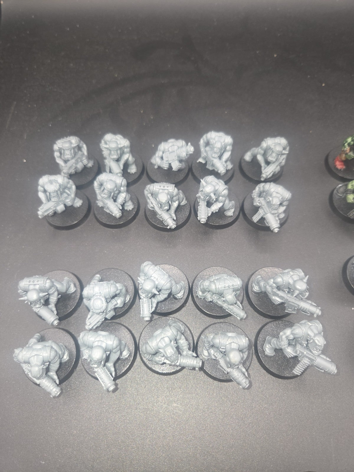 50 Ork Boyz with Shootas Warhammer 40,000 Orks Boyz OOP All on 32mm bases3