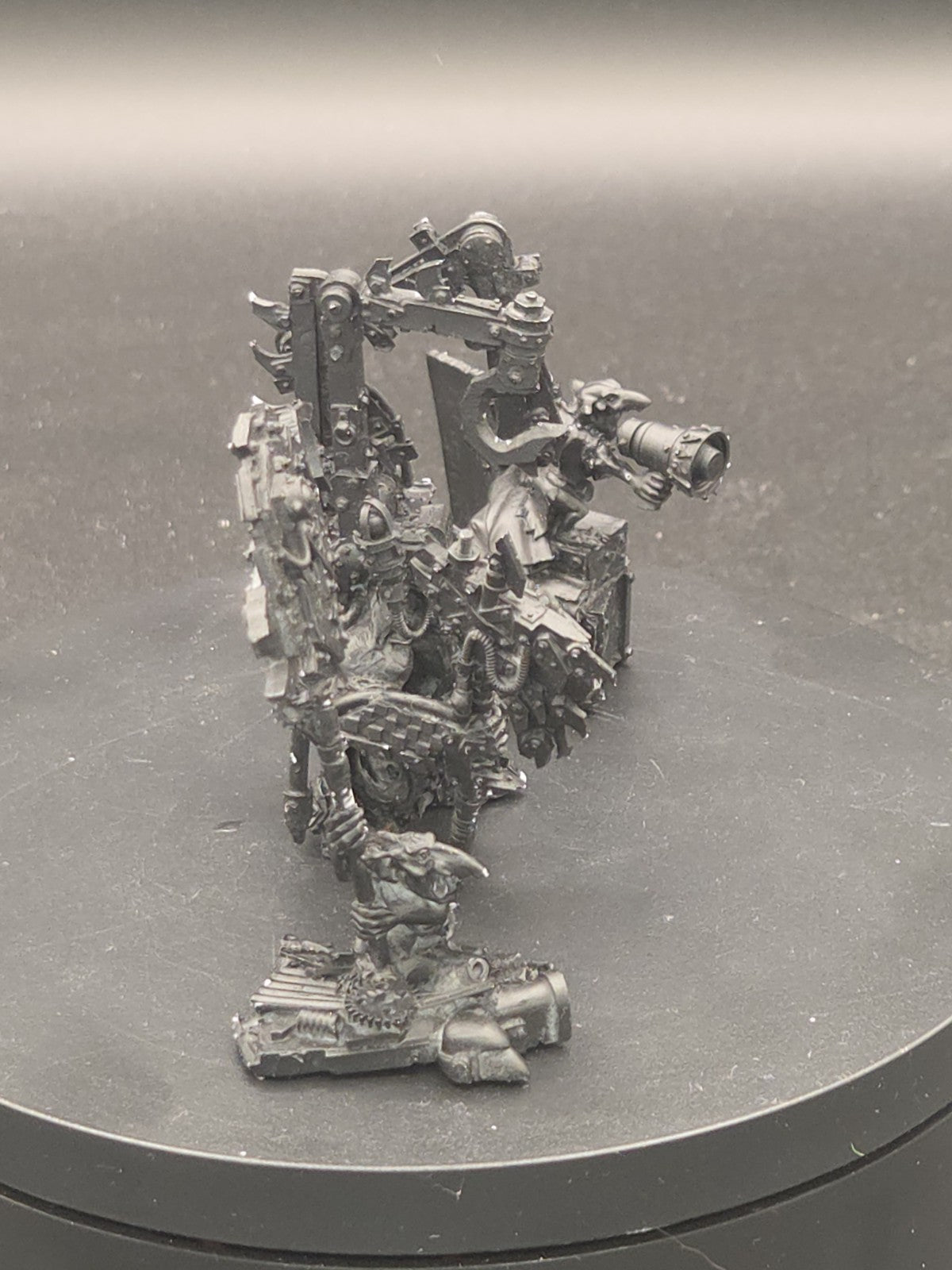 Ork Mek Boss Buzzgob Forge World Warhammer 40k Oop Primed Complete3