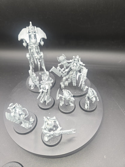 Necrons Half of Warhammer 40K Indomitus Box Well built.  ready for paint1