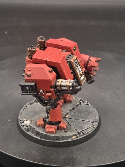 Warhammer 40K Blood Angels Dreadnought x3 Tabletop Ready paint.5