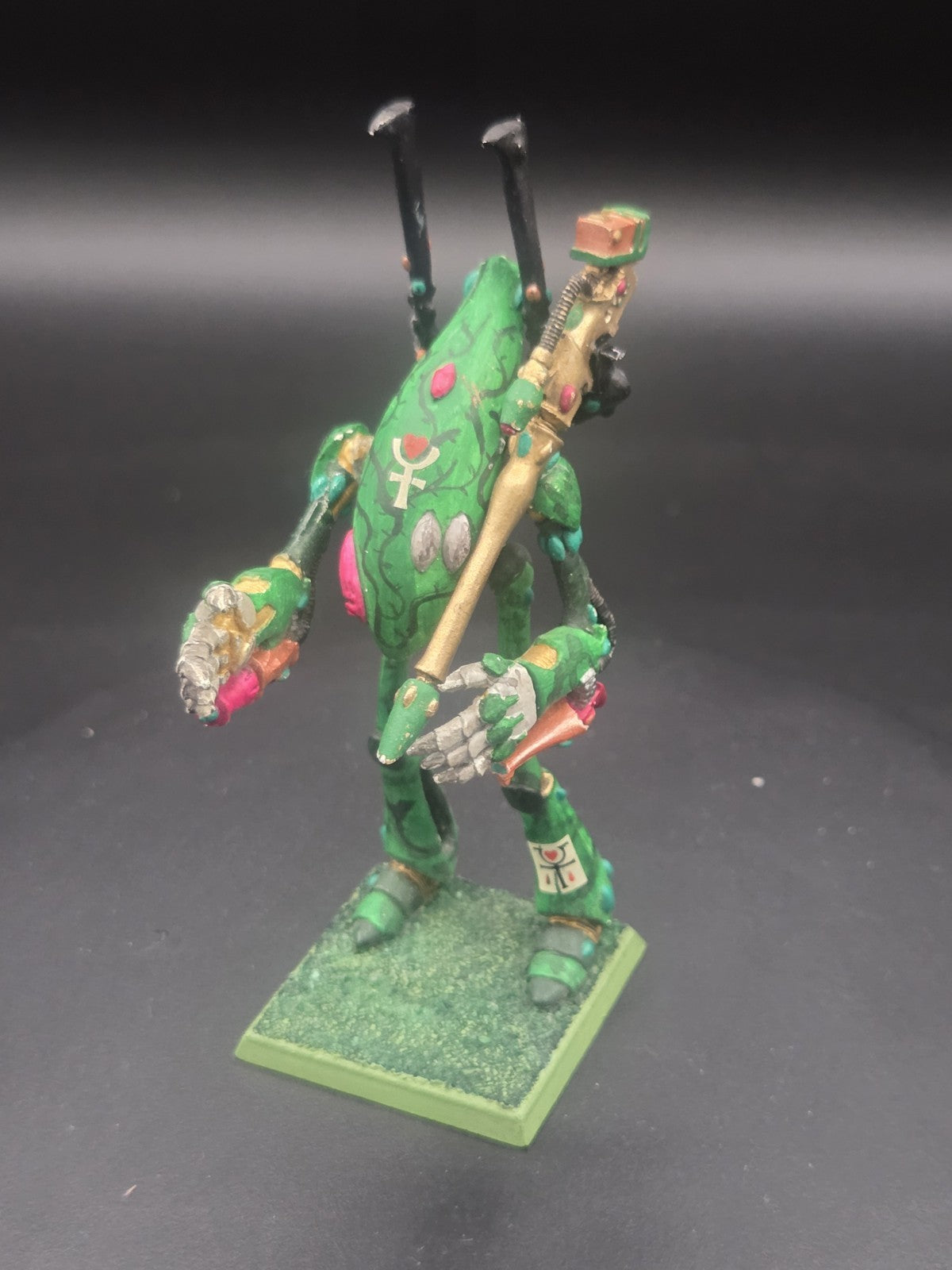 Warhammer 40k Eldar Dreadnought Wraithlord Painted 2nd  Metal OOP 0