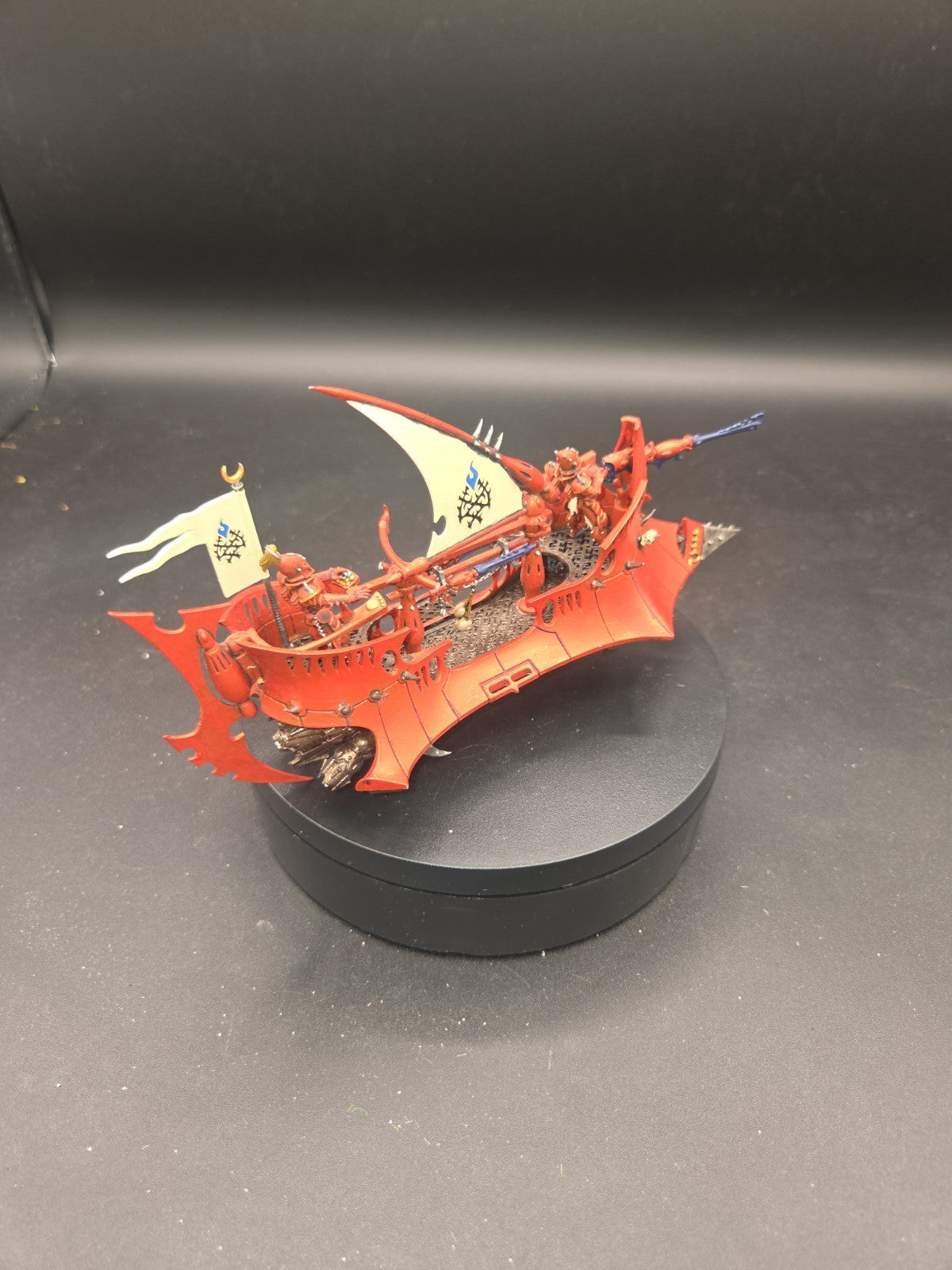 Warhammer 40k Dark Eldar Drukhari Raider Tabletop ready Painted2