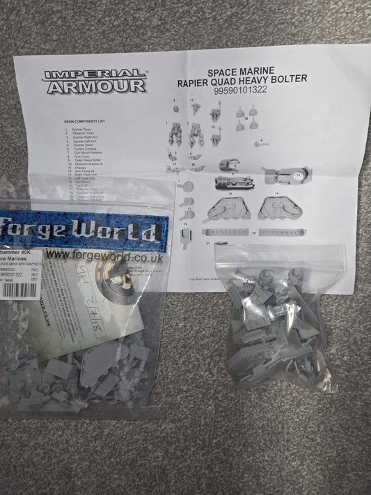 The Horus Heresey, Legion Rapier Quad Mortar + Quad Bolter  Forgeworld see descr1
