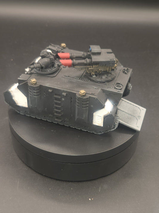 SPACE MARINES Rhino Black Templar's  WELL PAINTED Black templars 40K 74051