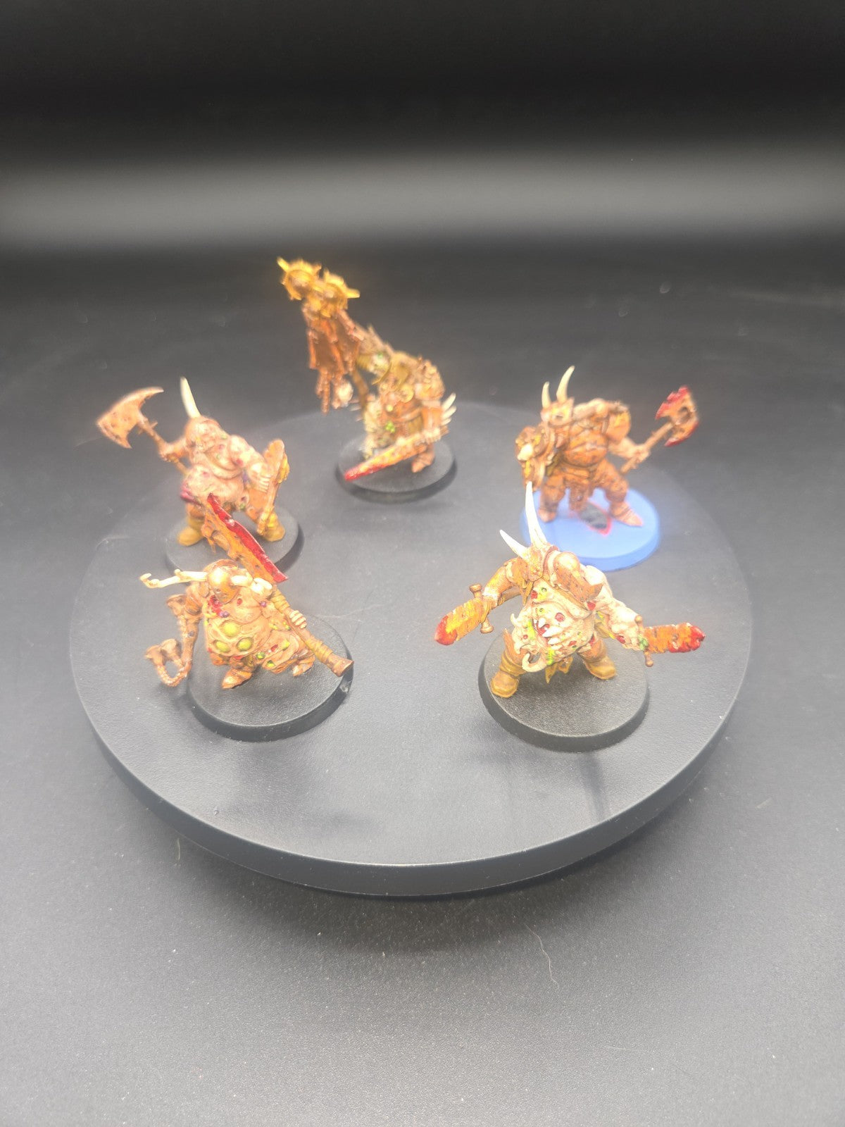 Warhammer Age of Sigmar: Maggotkin of Nurgle Putrid Blightkings Tabletop Ready 0