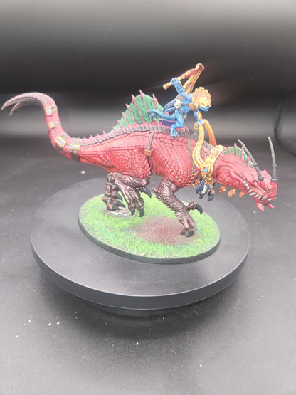 Warhammer Age of Sigmar Seraphon Troglodon well painted & based0