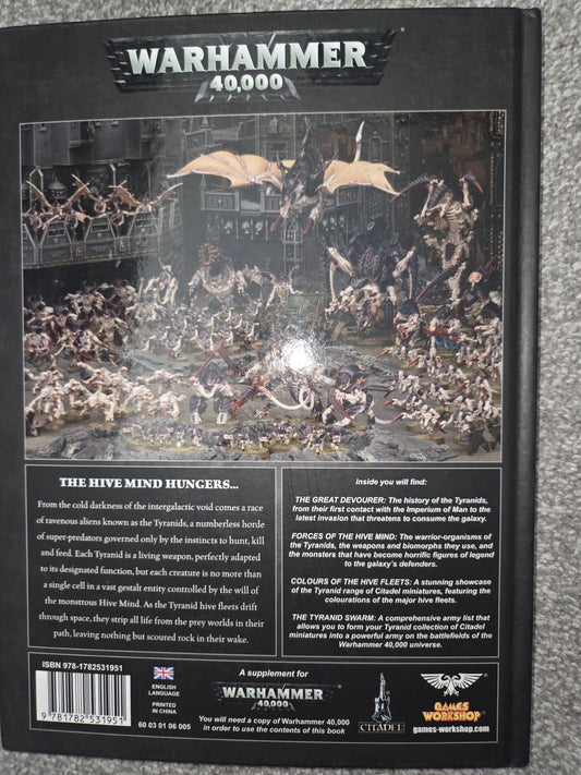 Warhammer 40K Codex Tyranids Hardcover Book 9th Edition1
