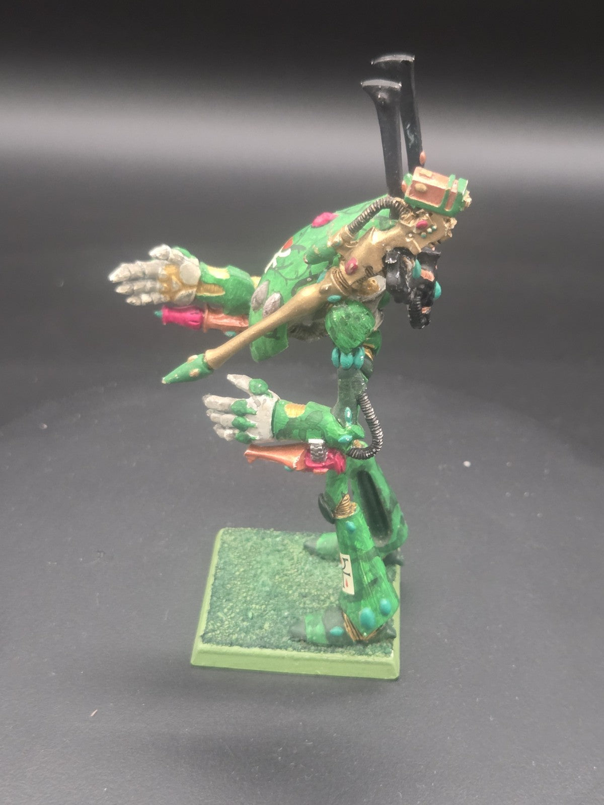 Warhammer 40k Eldar Dreadnought Wraithlord Painted 2nd  Metal OOP 1