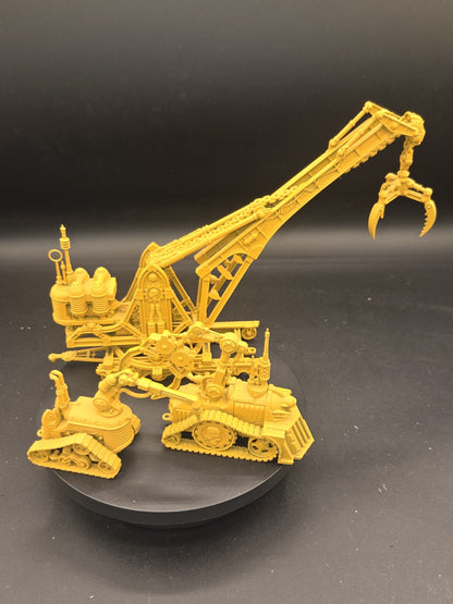 Galvanic Servohaulers Crane Sector Mechanicus Terrain Necromunda Warhammer 40k 0