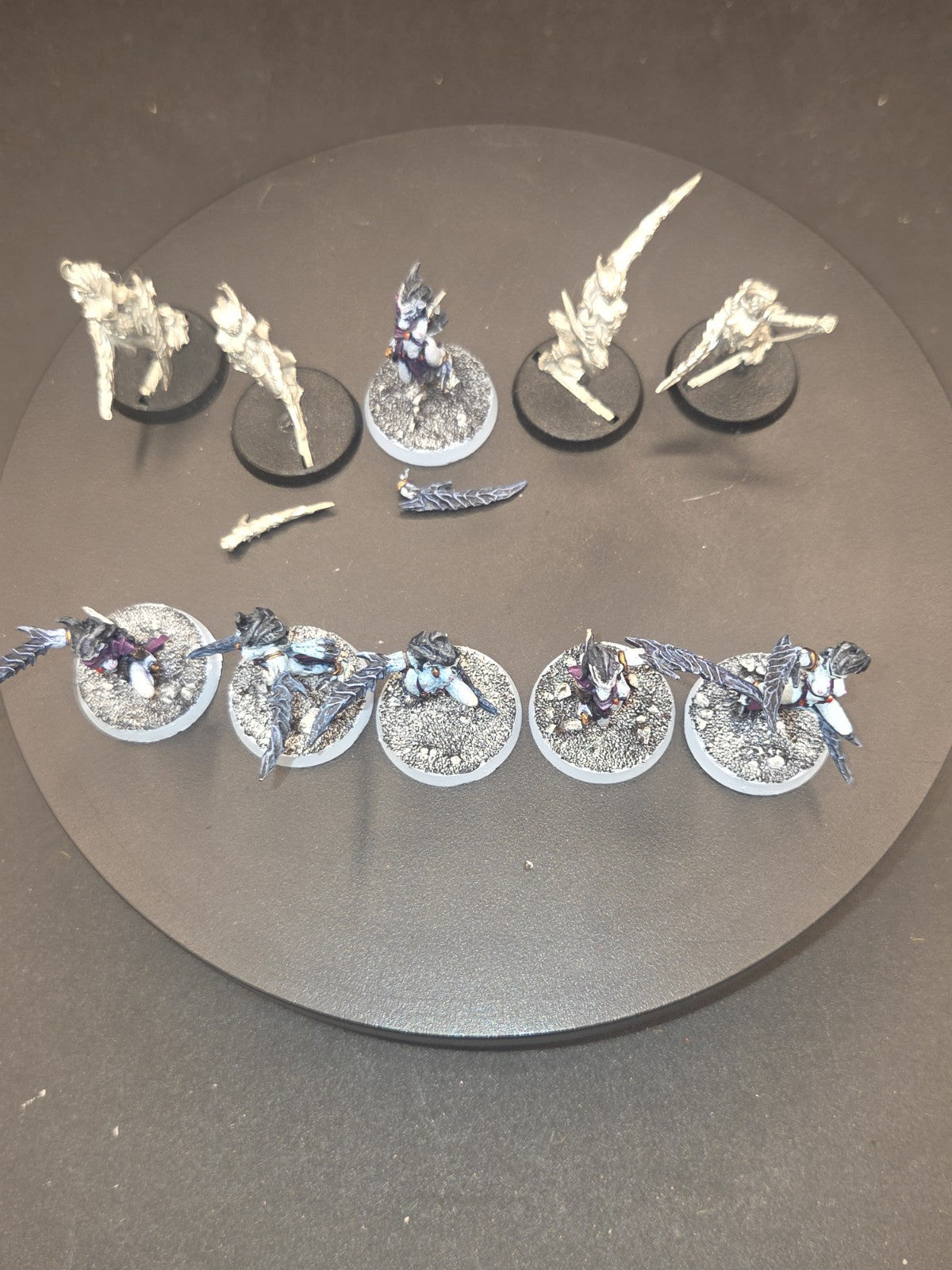 Warhammer Daemonettes of Slaanesh x10 Metal OOP Juan Diaz Sculpts partial paint 1