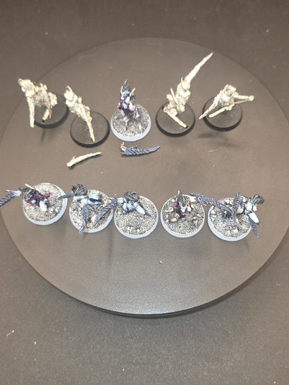 Warhammer Daemonettes of Slaanesh x10 Metal OOP Juan Diaz Sculpts partial paint 1
