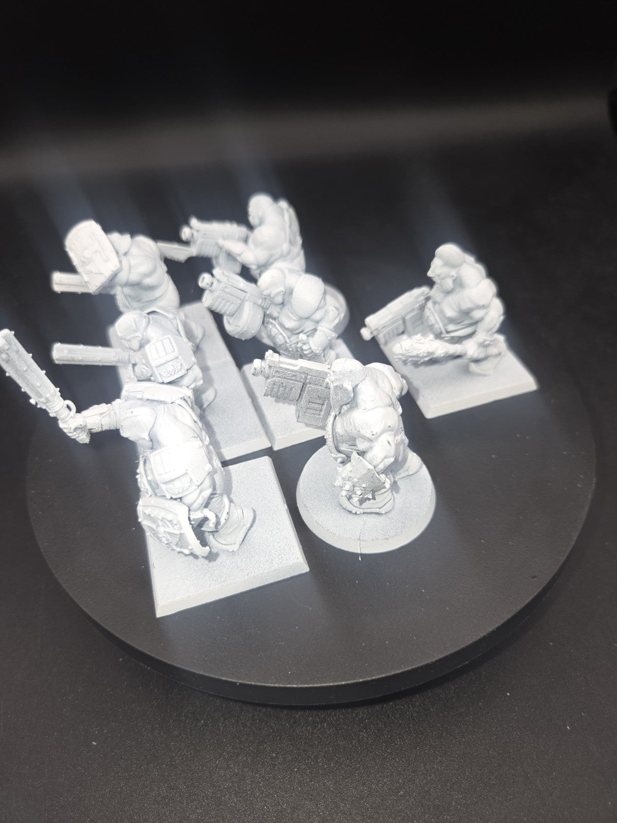Warhammer 40k: Ogryn kitbash Lot (6 Ogryn + Leader Nork Deddog ) Made from Ogors3