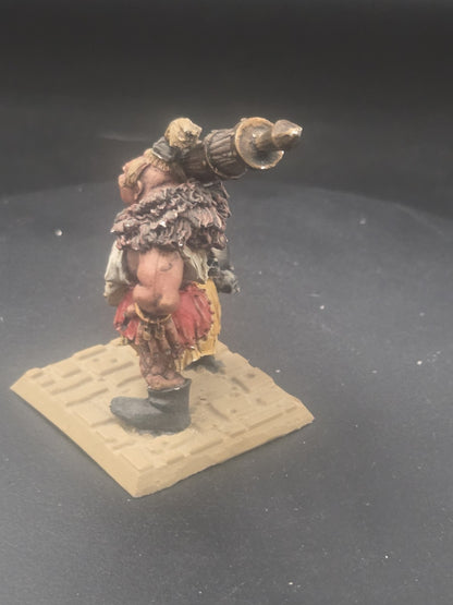 Warhammer AoS Ogor Mawtribes FEMALE OGRE MANEATER OOP metal Well Painted ***RARE2