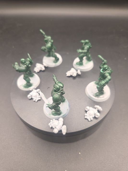 5x Scouts Space marine primaris with incursor backpacks1