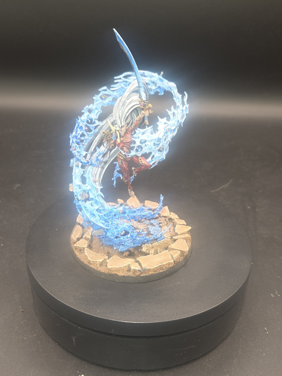 40K Ynnari Yncarne Avatar Ynnead - Master Energy Effects Tabletop Ready Painted 0
