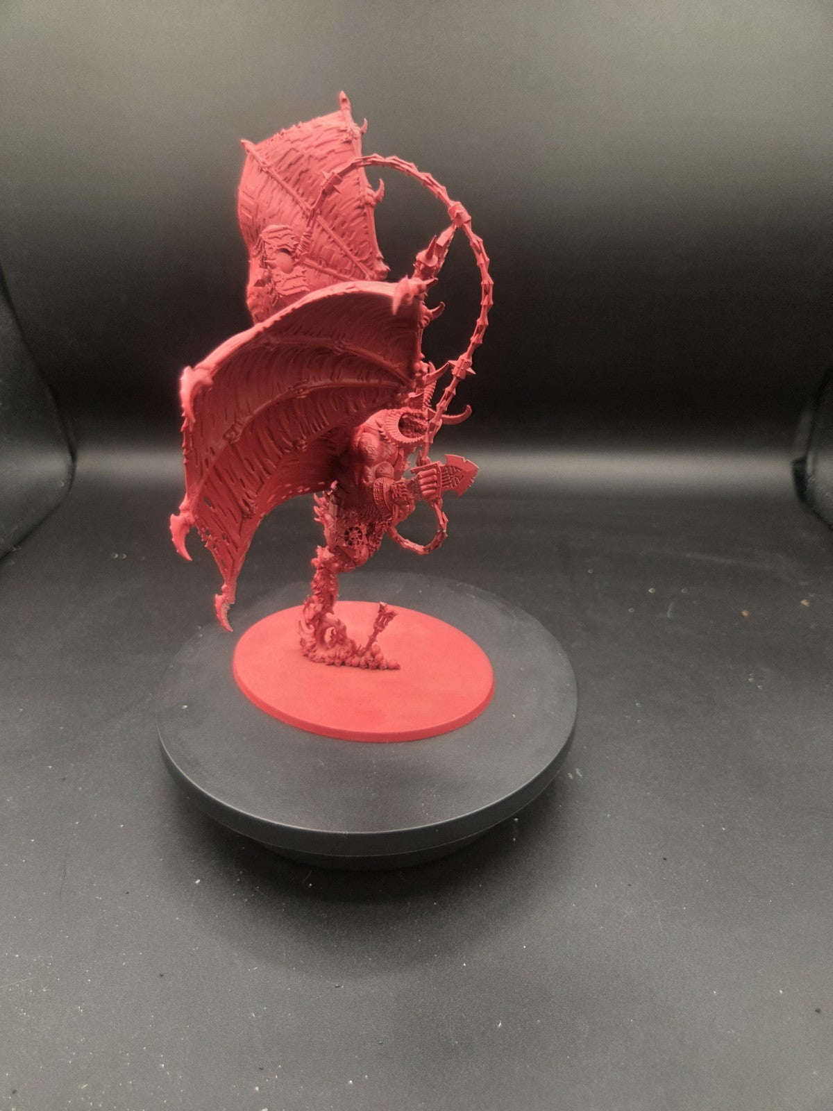 Warhammer Age of Sigmar Blades of Khorne Bloodthirster built + primed3