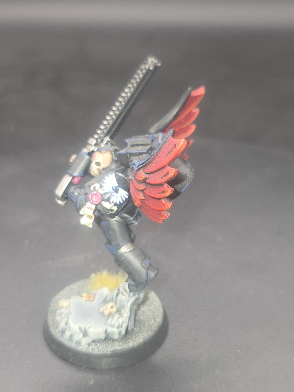 Warhammer 40k Blood Angels Chaplain With Jump Pack Tabletop Ready 1