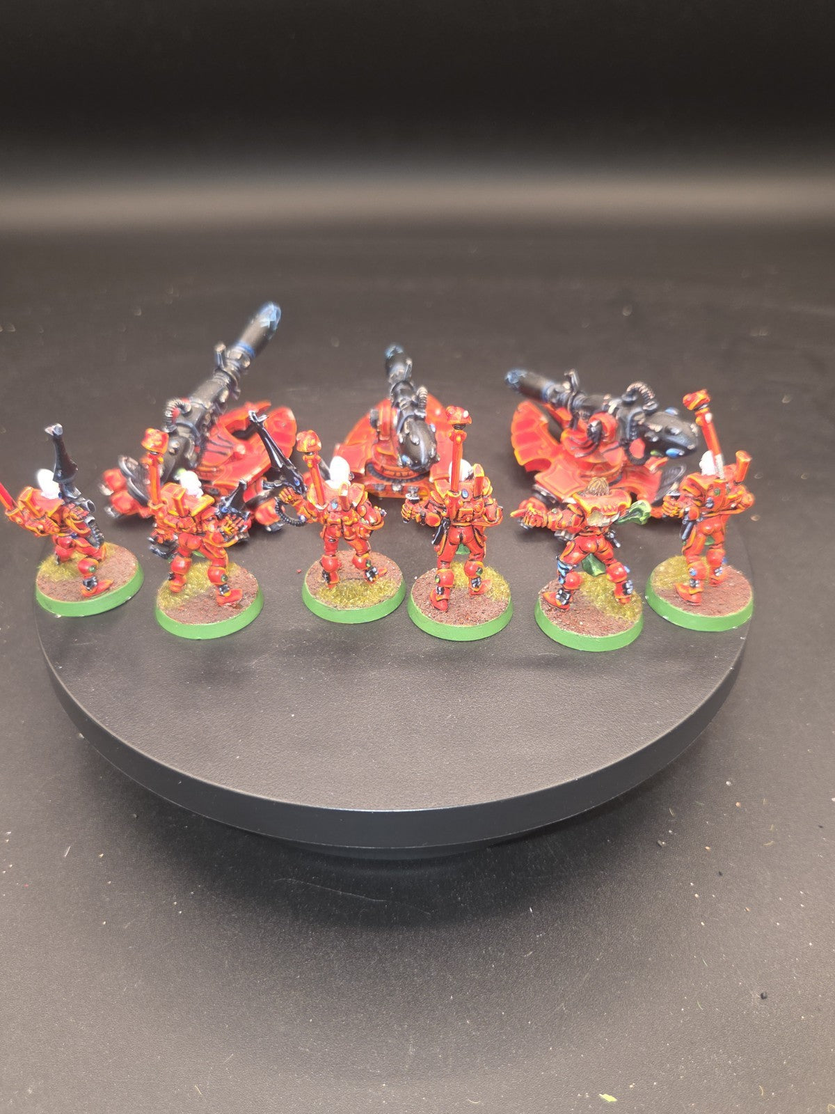 Warhammer 40k - Eldar Heavy Weapons Platform x3 - Metal OOP Well painted 2