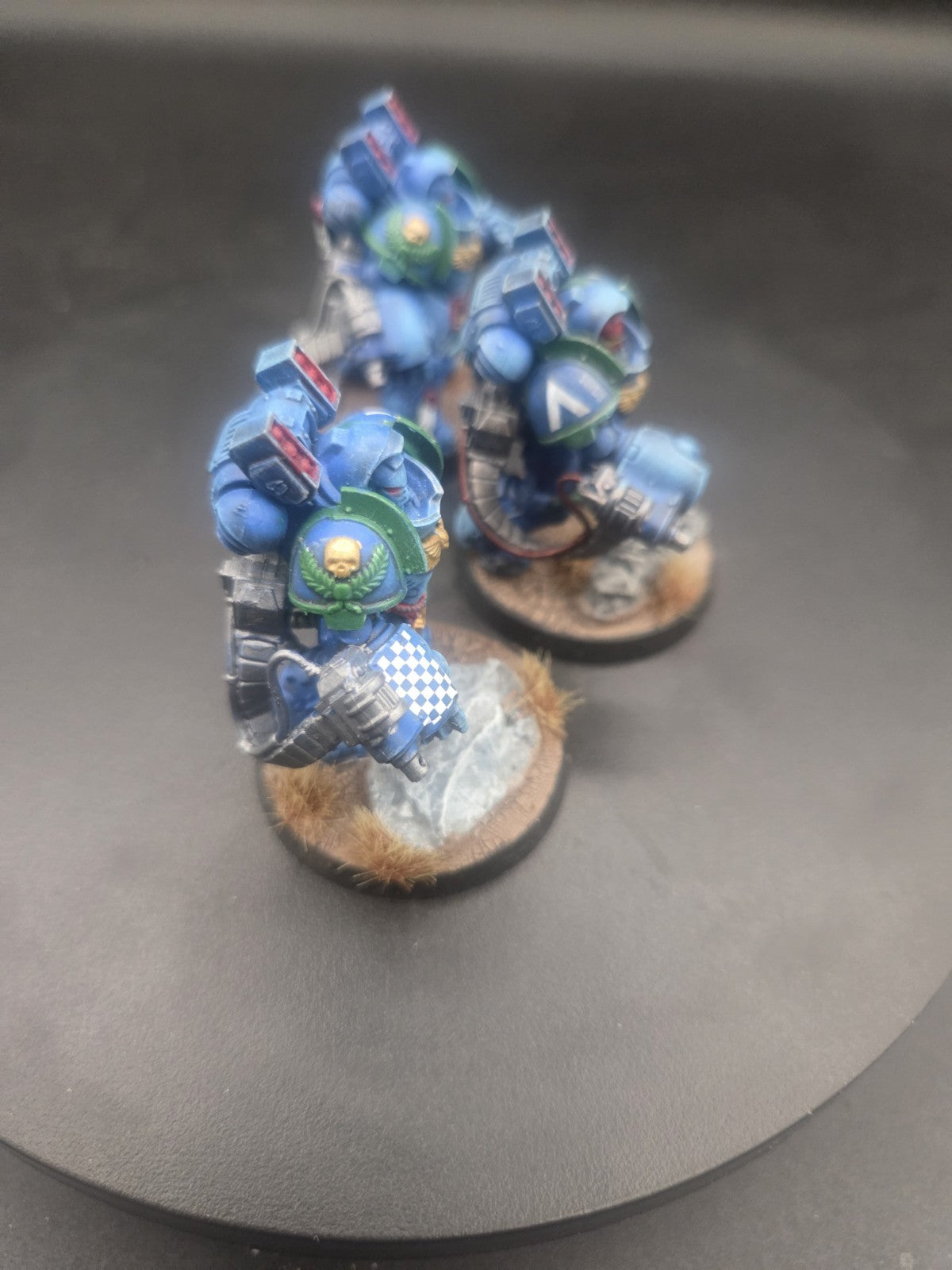 Warhammer 40k Space Marines Ultramarines Primaris Aggressors x3 Painted4