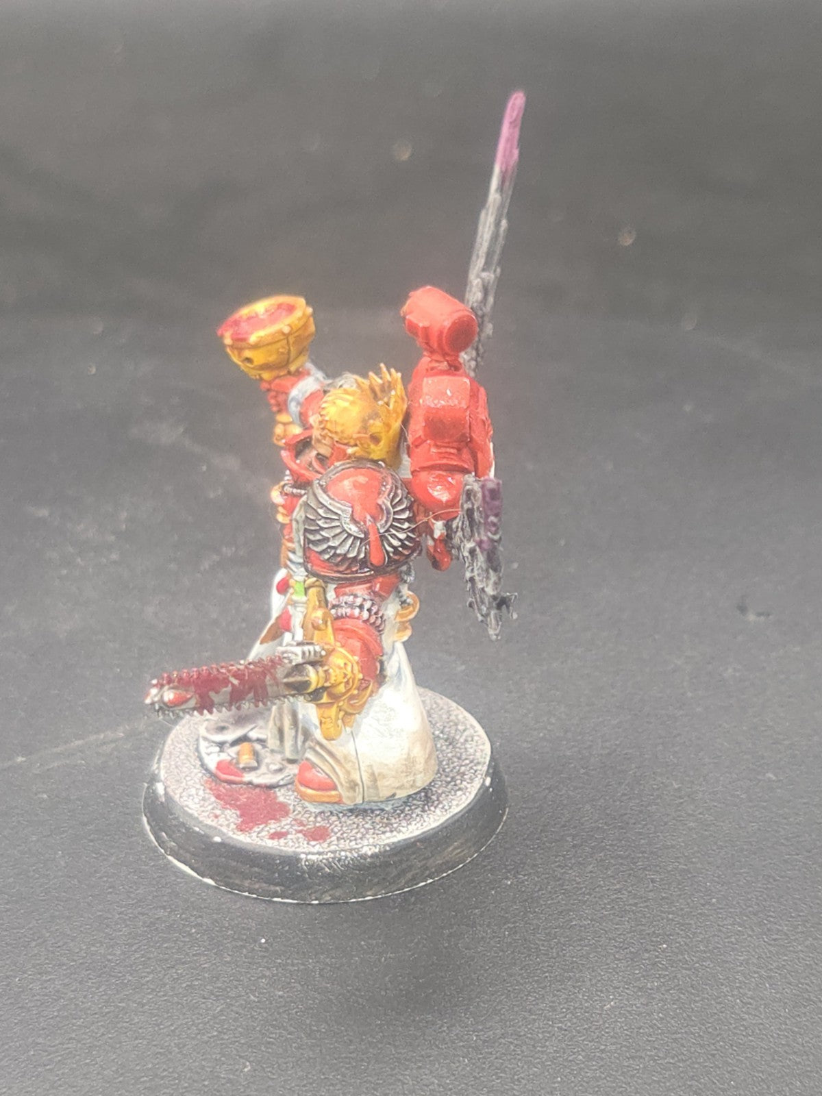 Tabletop Ready Warhammer 40k Blood Angels Sanguinary Priest. Kitbash wings1