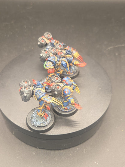40K Warhammer Chaos Space Marines  Raptors x5 Tabletop Ready Night Lords Painted3