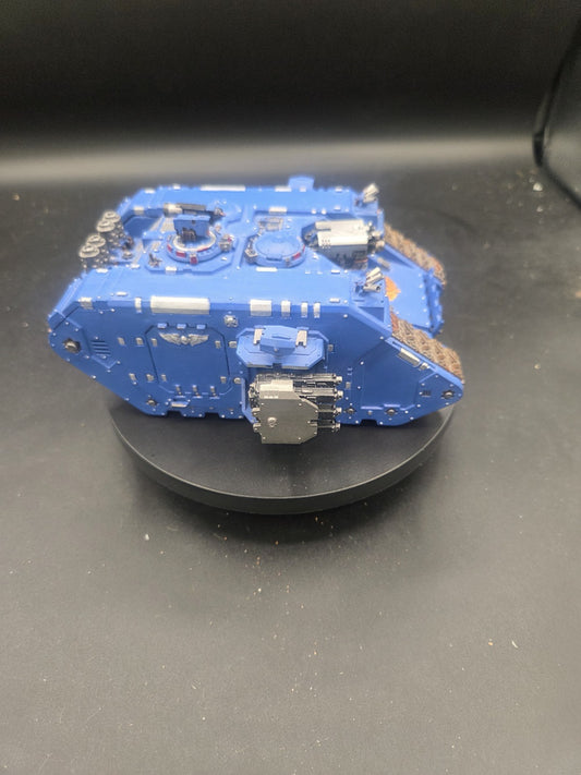 Warhammer 40k Ultramarines Space Marine Tabletop Ready Well Painted Land Raider 1