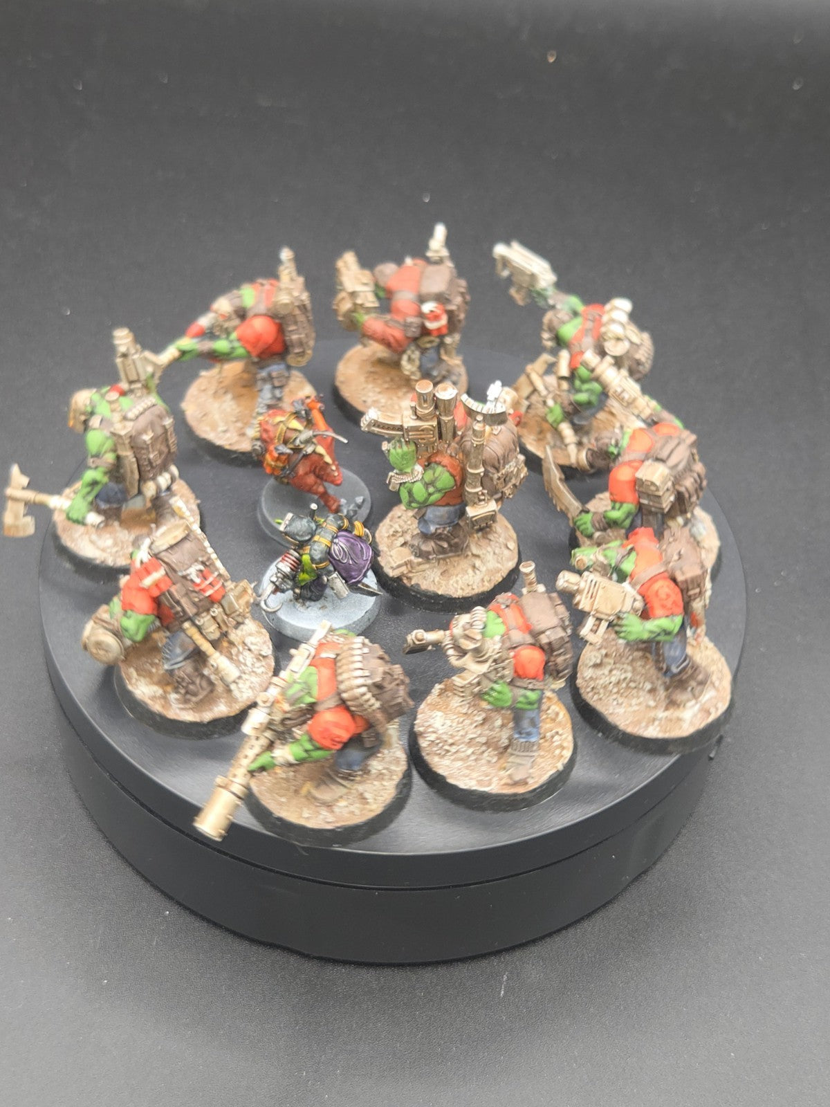 ORK KOMMANDOS KILL TEAM (12 miniatures, well-painted) GW GAMES WORKSHOP WH40K1