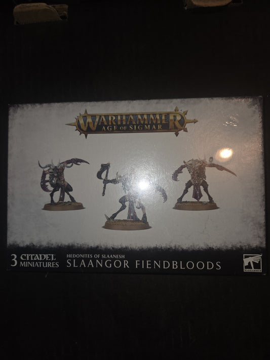 Warhammer Age of Sigmar: Hedonites of Slaanesh Slaangor Fiendbloods NiB0