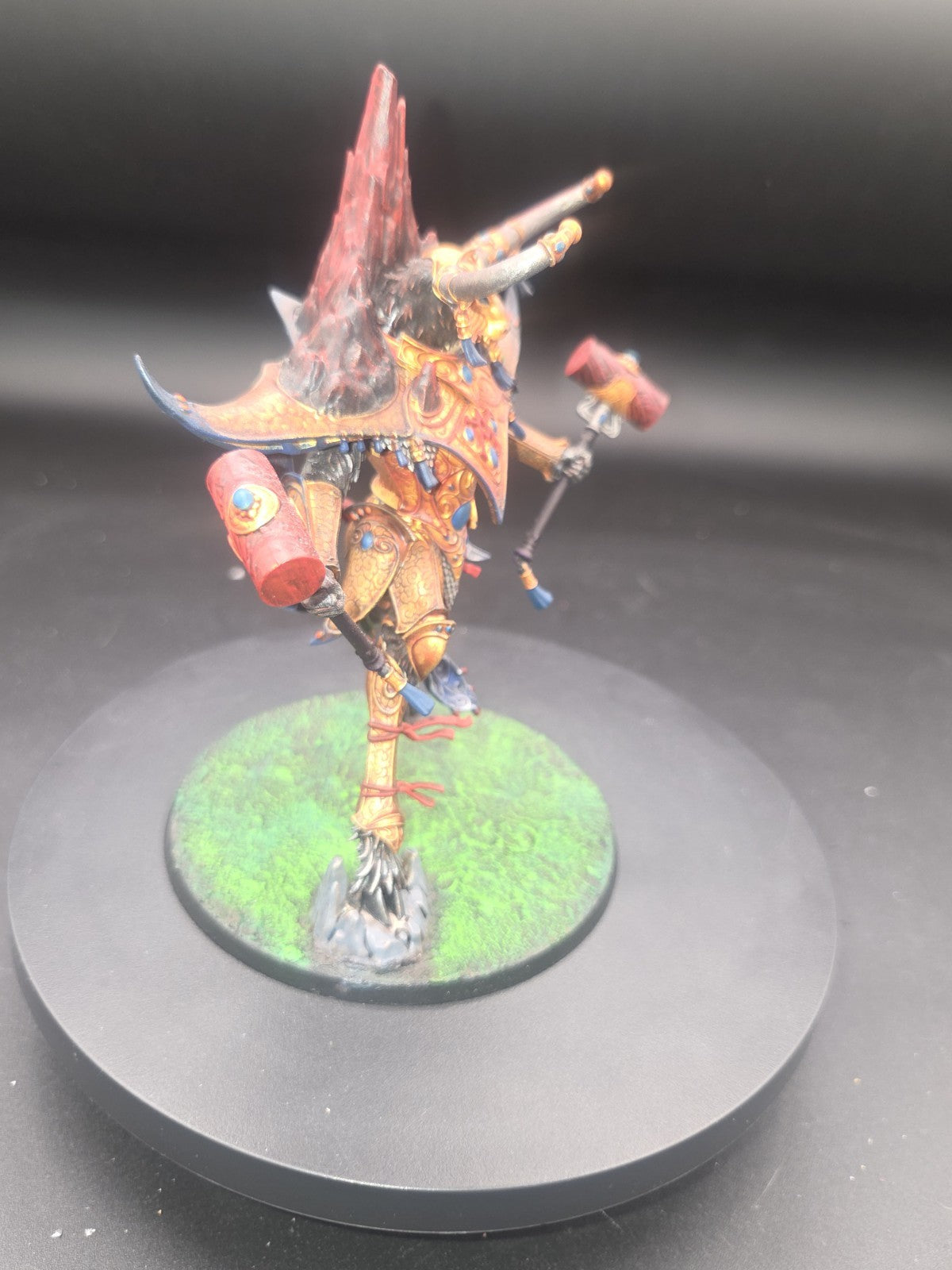 Warhammer AoS Lumineth Realm-lords: Avalenor the Stoneheart King Tabletop Ready 3