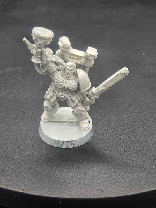 Warhammer 40K Metal Blood Angels Brother Corbulo Sanguinary Priest - RARE & OOP0