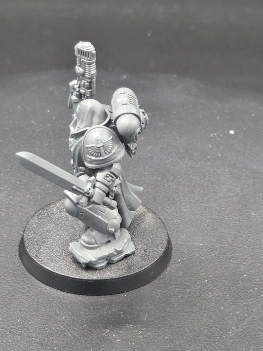 Dark Angels Primaris Lieutenant Zakariah Warhammer 40k Space Marines built  RARE1