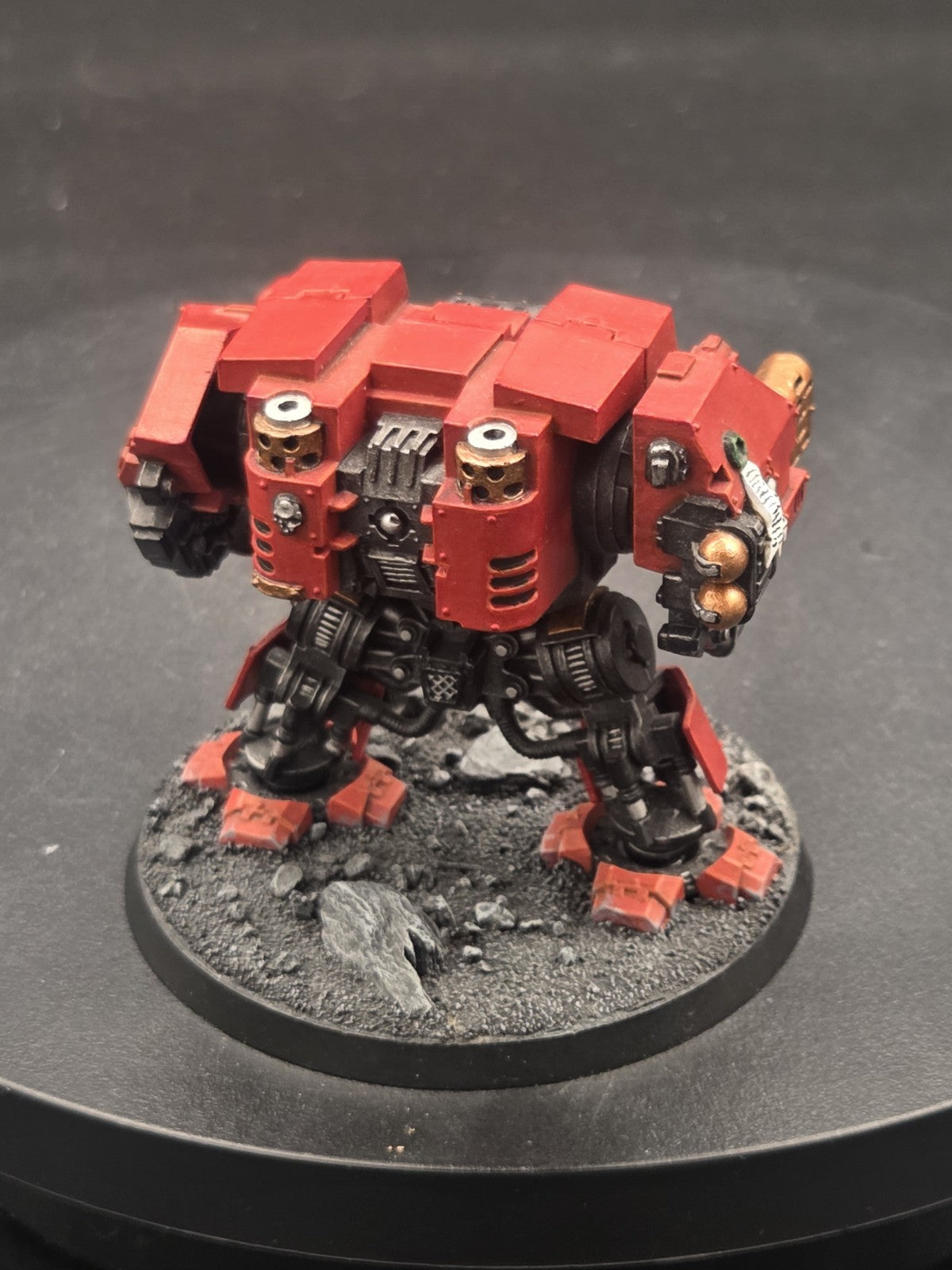 Warhammer 40K Blood Angels Dreadnought x3 Tabletop Ready paint.9