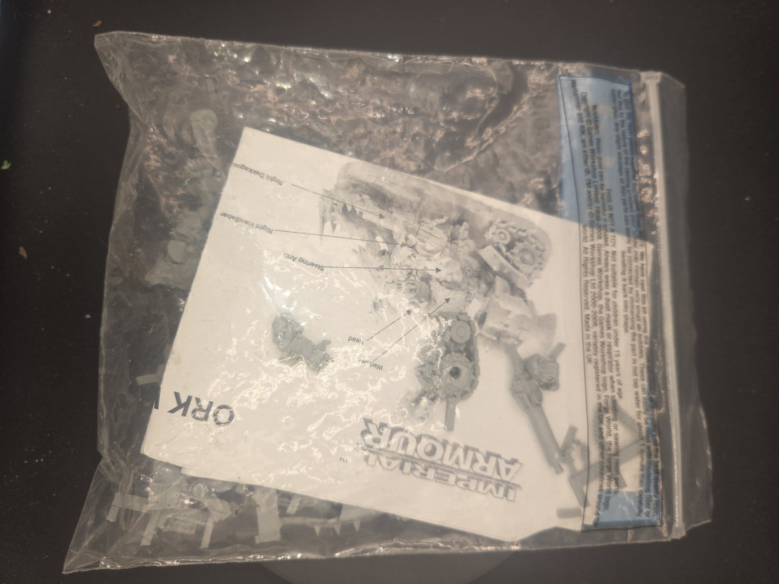 Warhammer 40k Forgeworld OOP Ork Warboss on Warbike New Sealed1