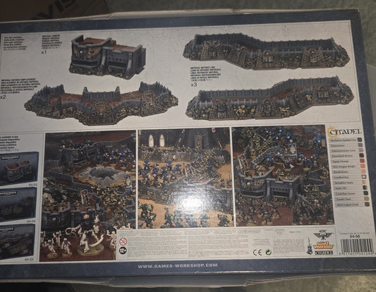 Warhammer 40k - Wall of Martyrs Imperial Defence Network Terrain Rare NiB1