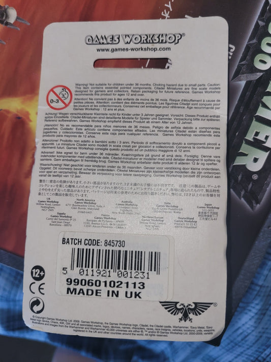 Warhammer 40k Chaos Space with Nurgle Icon Metal OOP 43-621